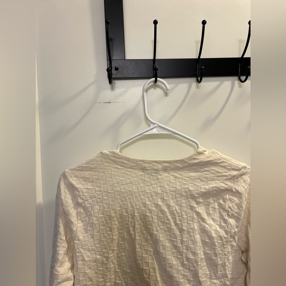 Madewell V-Neck Cardigan in Checkerboard - Picture 14 of 14